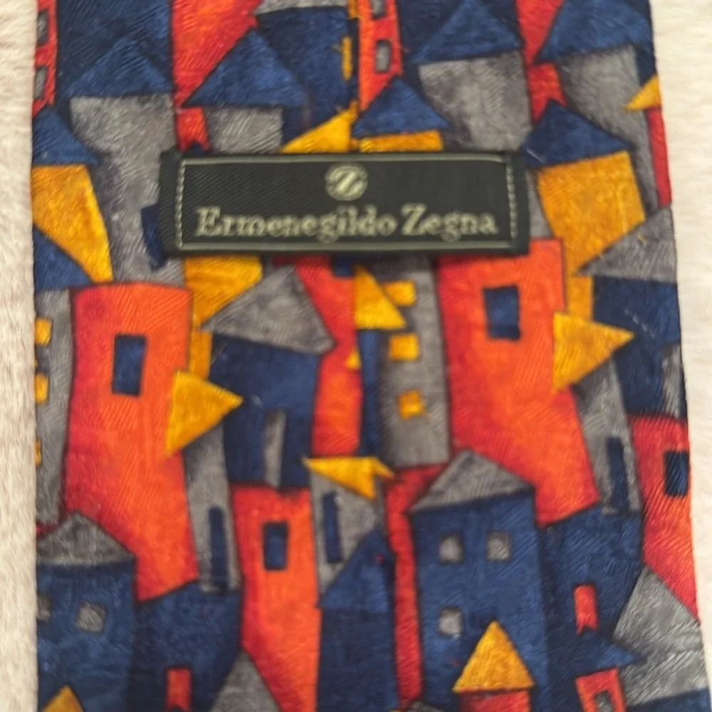 Vintage Ermengildo Zegna Silk Tie